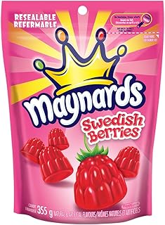 Maynards Swedish Berries Gummy Candy, 355g