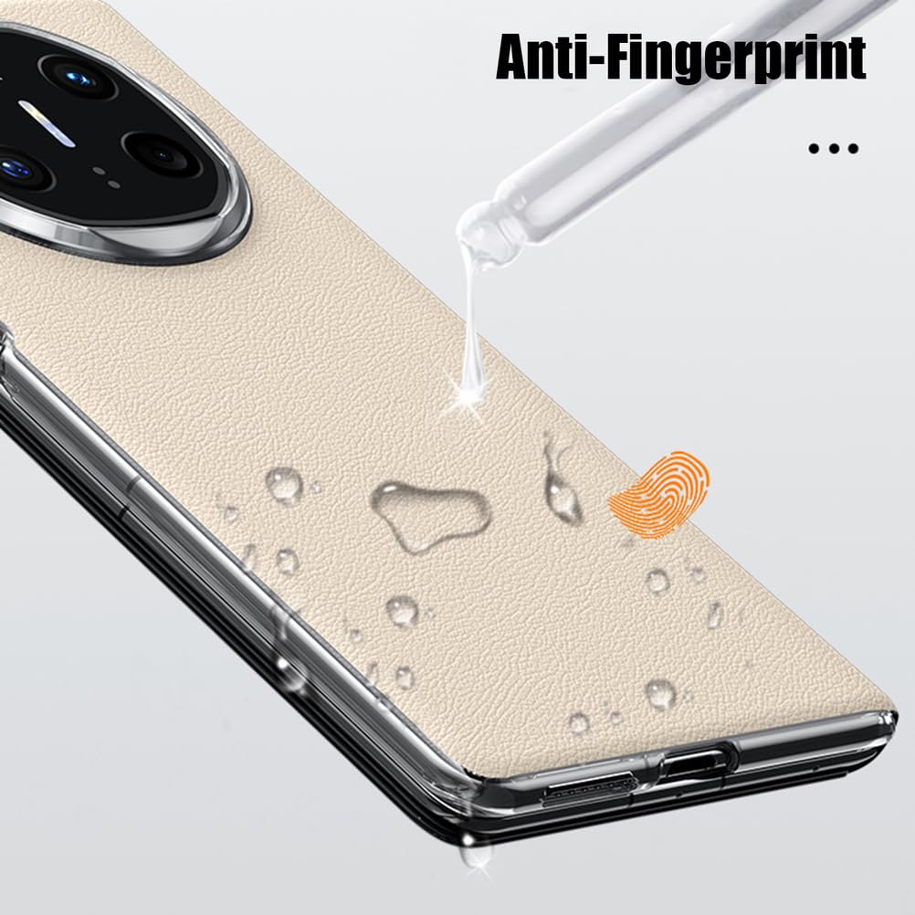 Etui z prawdziwej skóry do HUAWEI Mate X6, ultracienkie magnetyczne etui ochronne z funkcją widoku okna, lekkie, luksusowe etui, różowe, Mate X6