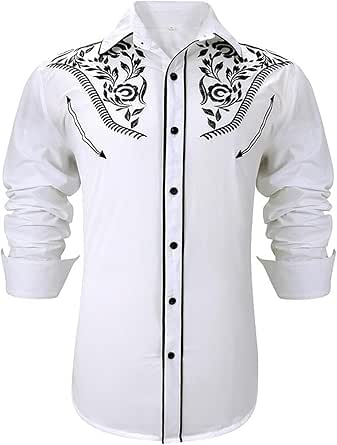 Chemise Plains Western Wear homme extra large noir à