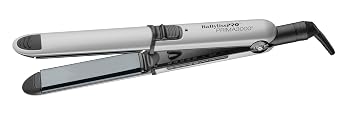 BaBylissPRO Nano Titanium Prima Ionic Hair Straightener Professional Flat Iron & Curling Iron in One for Stylists, Pro Styling Hair Tool