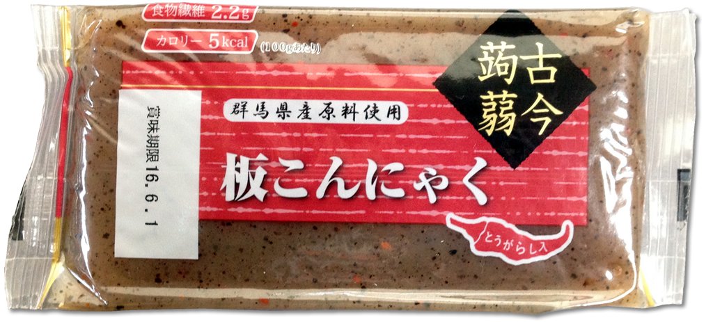 Amazon.co.jp: 辛子入り板こんにゃく250g 20個セット 国産原料 炒め物