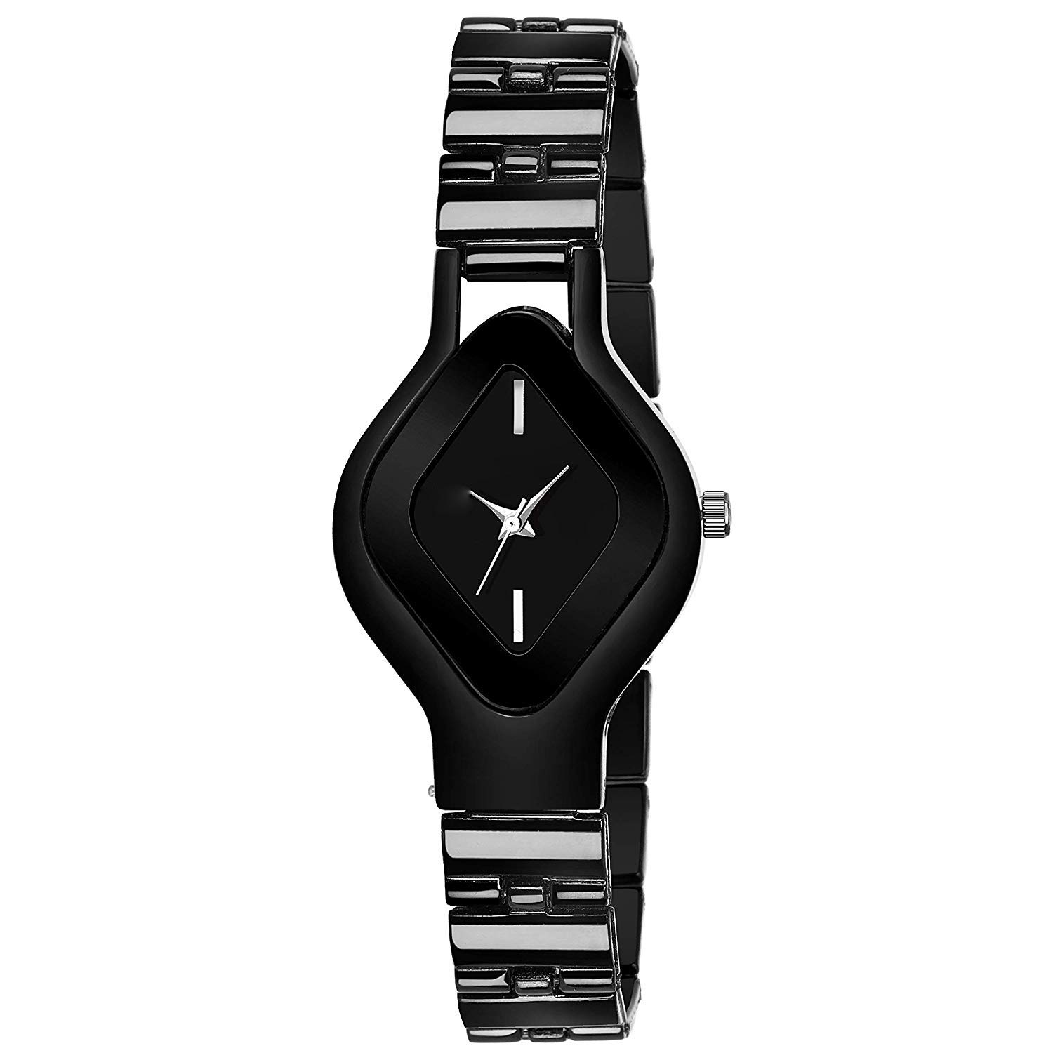 HORCHIS Amazing Tringle Black Dial & Metal Strap Watch for Girls & Womens (B08BG2R82T) Amazon Price History, Amazon Price Tracker