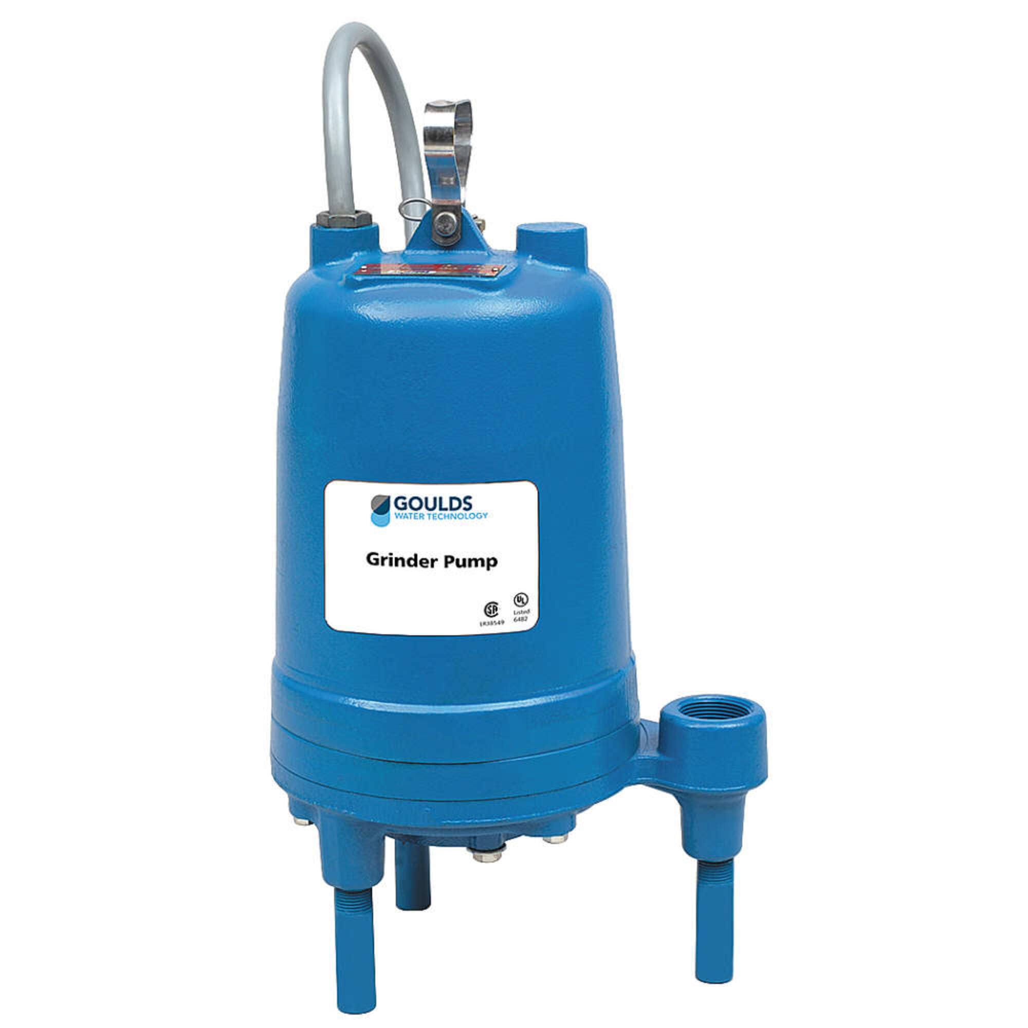 Grinder Pump, 2 HP, 230 Volt, 15 Amps