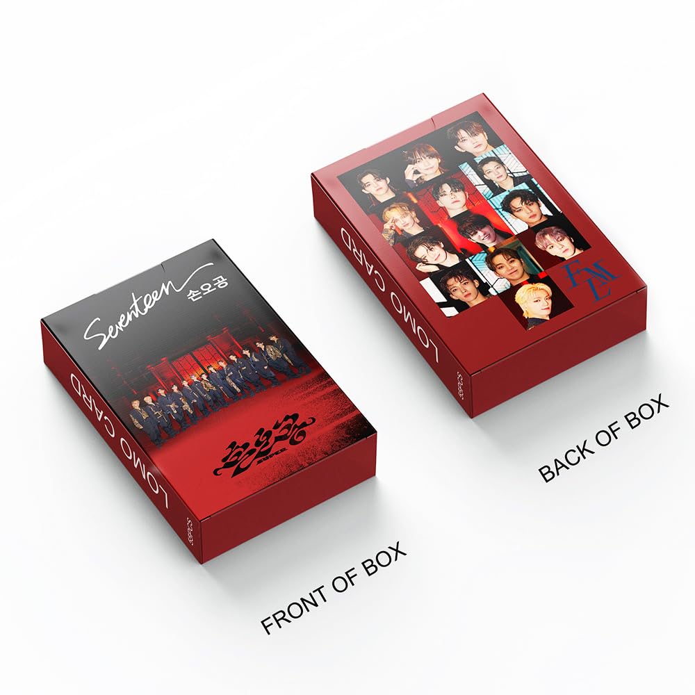 Funwaretech Seventeen Super Photocards 55Pcs 2023 Sventeen 10th