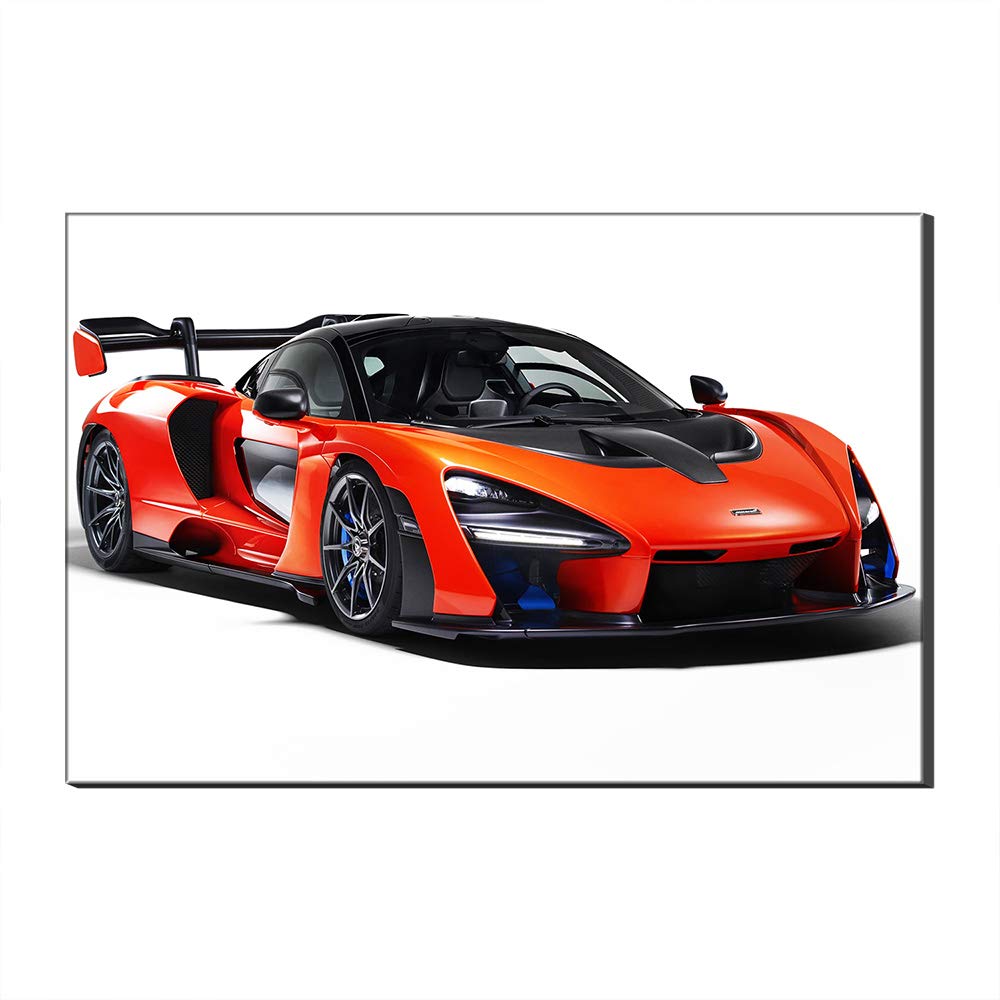 Toile moderne McLaren de 40x60 cm encadrée pour déco salon