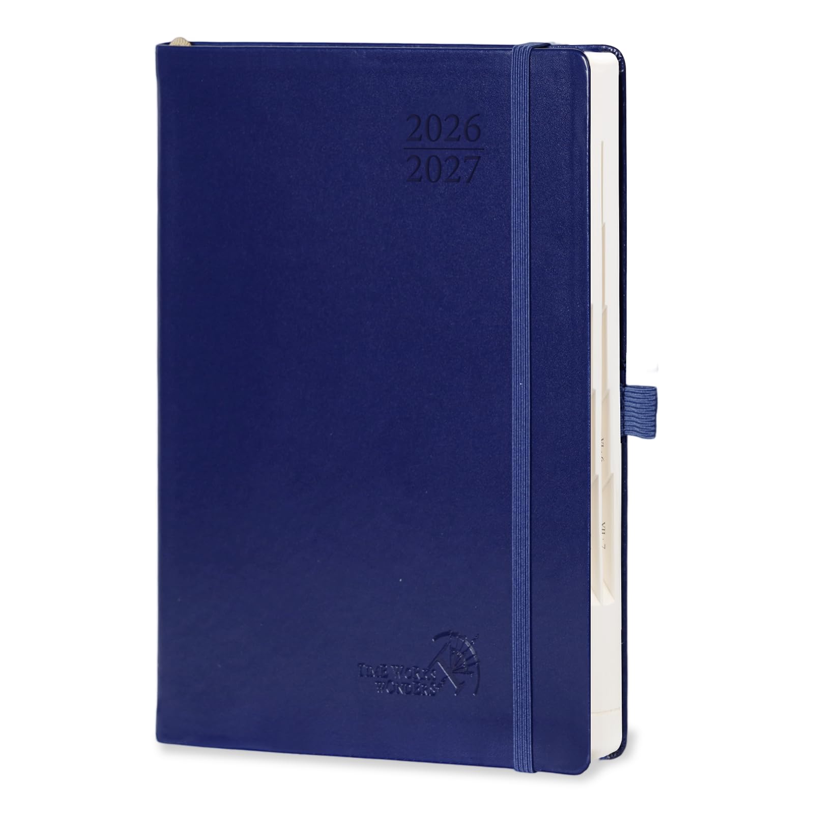 POPRUN 2026-2027 Academic Diary A Day Per Page A5 Hardback Daily Planner
