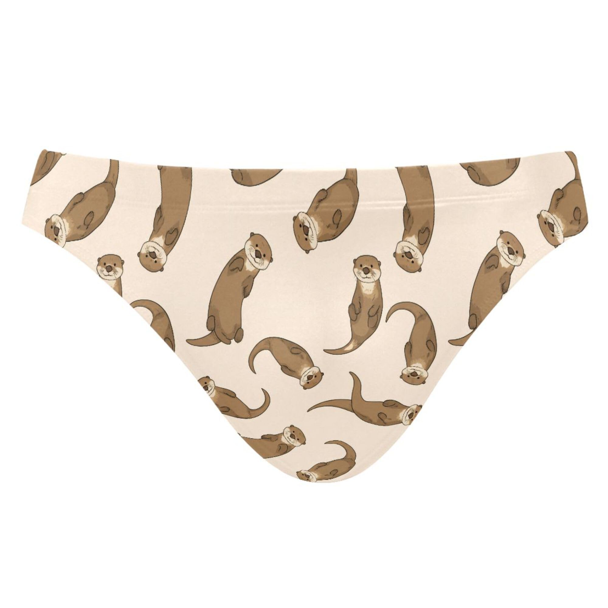 Mens Swim Briefs Cute Otter Swimwear Bikini Swimsuit XL B0404639