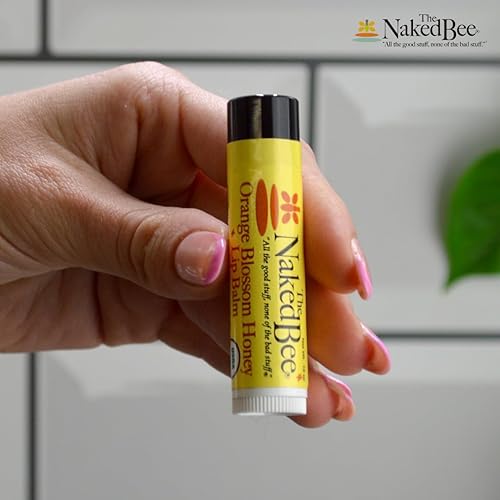 Miniatura 6 de The Naked Bee Bálsamo labial, miel de azahar, 0.15 onzas