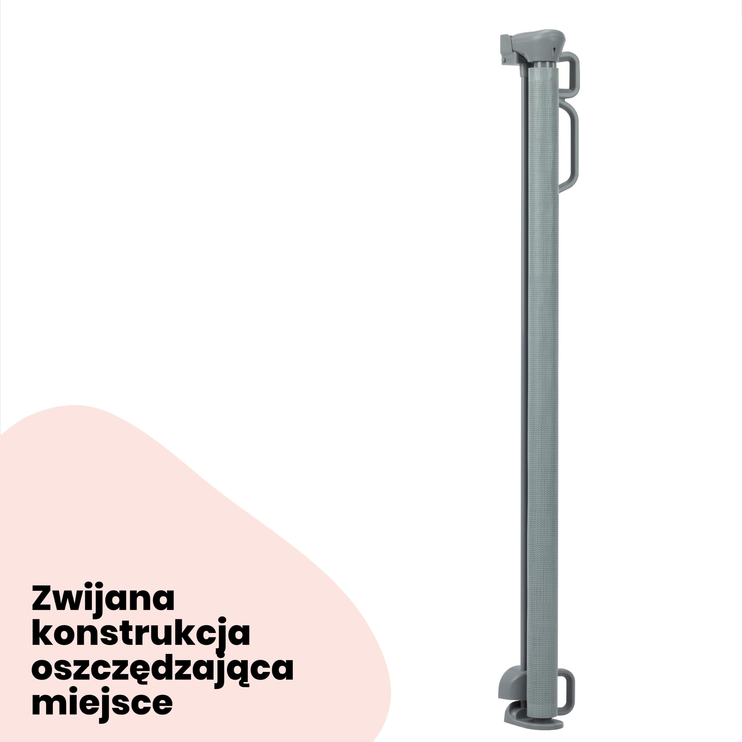 Safety 1st Rozsuwana Bramka Zabezpieczająca 140 cm, Light Grey