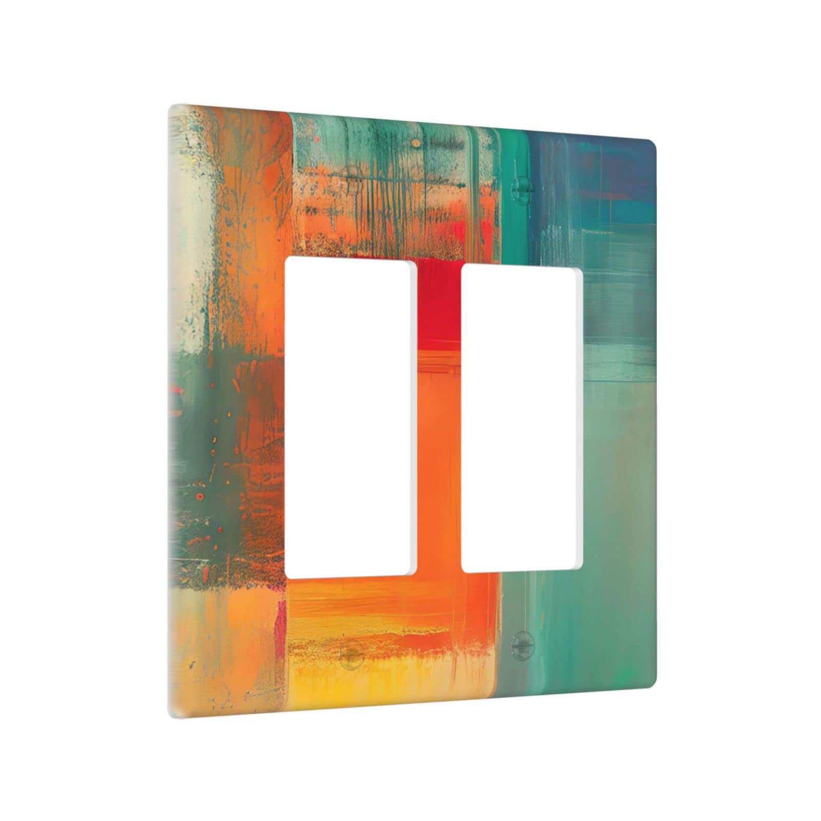 Snapklik.com : Abstract Color Light Switch Cover Plate Decorative 2 ...