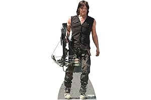 Life-Size Daryl Dixon Cardboard Cutout: An Immersive Encounter with a Walking Dead Icon