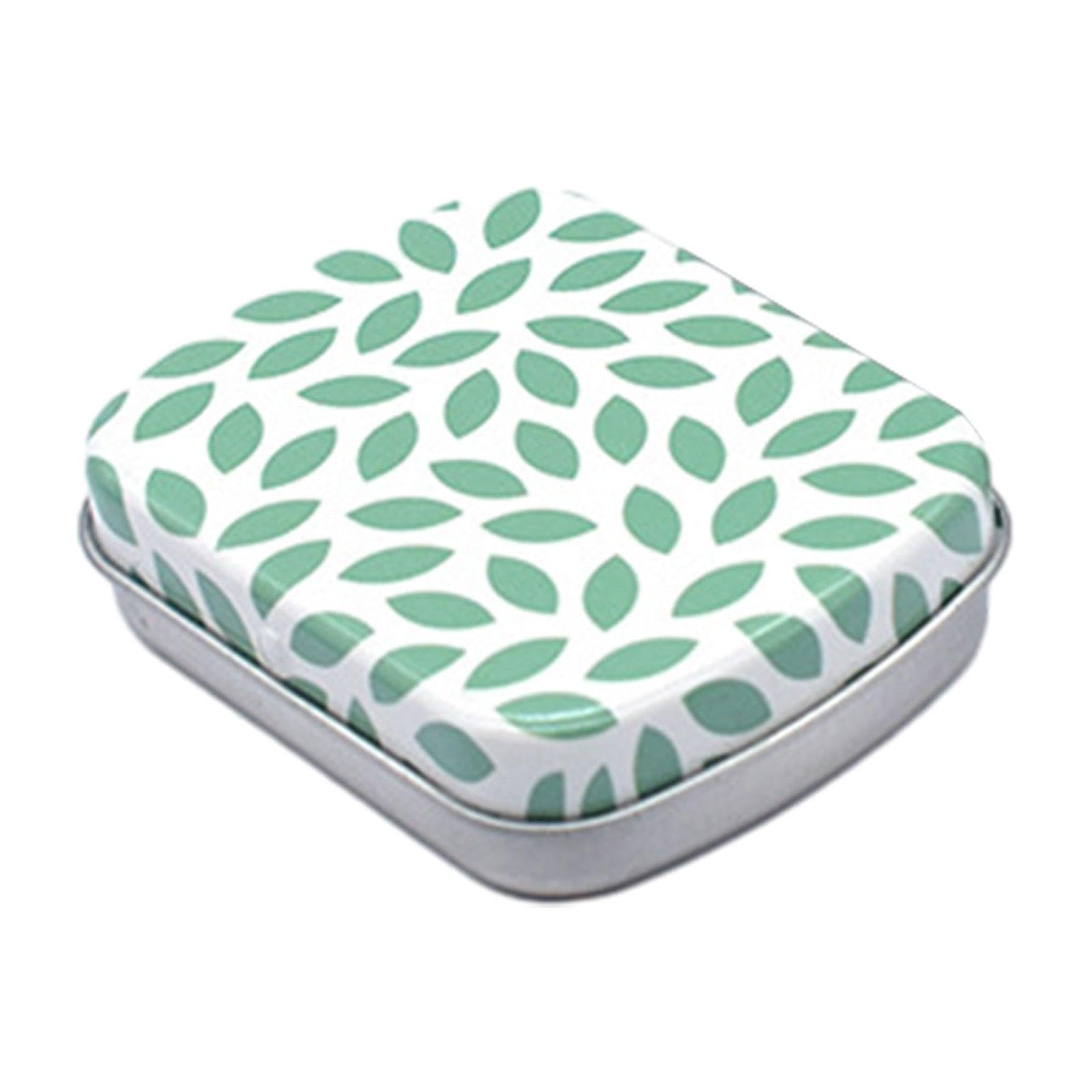 Creations Metal Hinged Tin Box Container with Lid Tin Can Candy Box Mini Small Tin Box Green LeafHome & Garden|Household Supplies & Cleaning|Home Organization|Storage Boxes-image-15