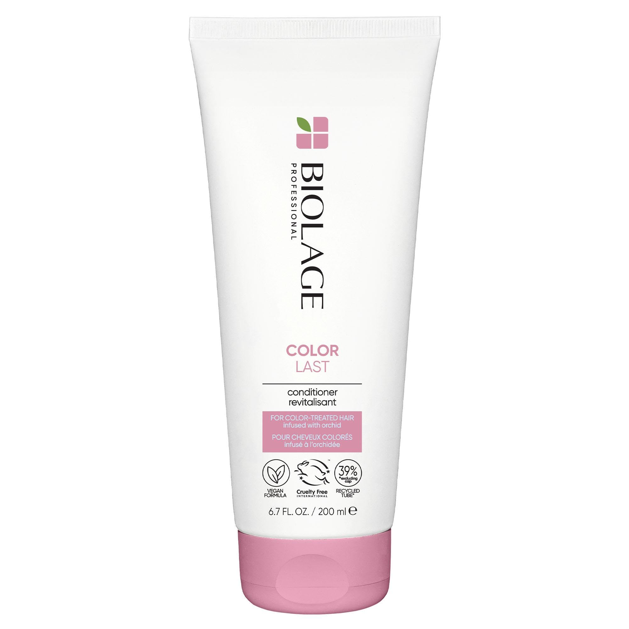 Biolage Pflegender Conditioner für gefärbtes oder getöntes Haar, Für Erhalt und Glanz der Farbe, Mit Orchideen-Extrakt, Color Last, 1 x 200 ml