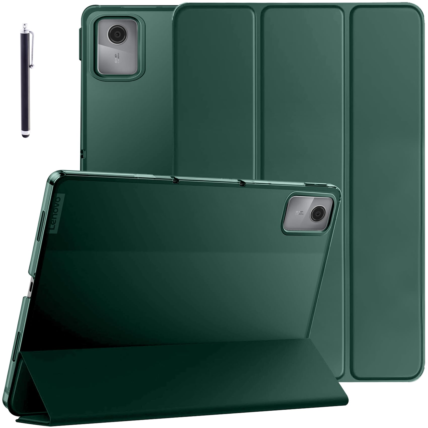Robustrion Cover for Lenovo Tab M11 Cover Case, Flip Cover with Translucent Back for Lenovo Tab M11 Tablet 11 inch [ Auto Sleep Wake Support] - Dark Green (B0CYGMKR1N) Amazon Price History, Amazon Price Tracker