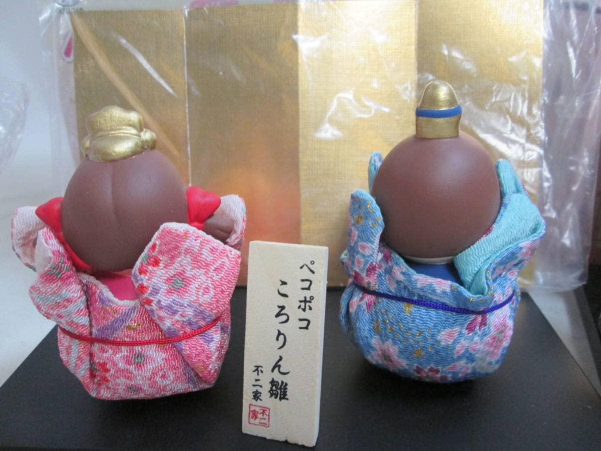 Amazon | 不二家ペコちゃん ペコポコ ころりん雛＋ペコポコ ひな人形