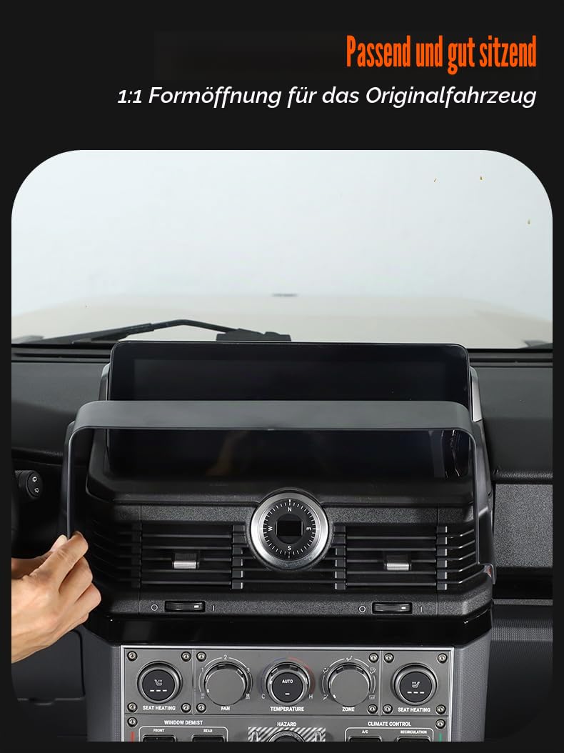 PIUGILH Auto Navigation Sonnenschutz Visier Anti Glare Geeignet für INEOS Grenadier 2020-2024, SUV Innendekoration Zubehör