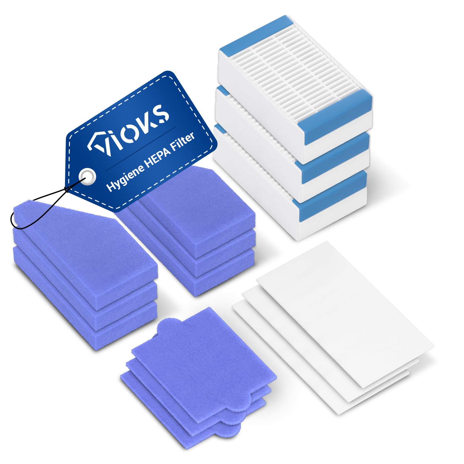 Set di filtri 10 in 1 99 sostituisce 787241 per Thomas Mistral XS