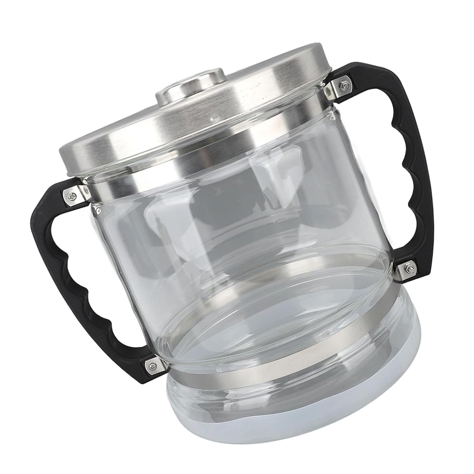 Shurhome 6L Glass Distillation Vessel for Countertop Distillers Easy Installation Distilled Water Maker Machine Accessories Replacement Glass Bottle for Water Distillers
