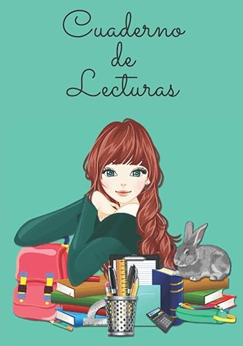 Cuaderno de lecturas: Diario Para Los Amantes de La Lectura que te permite llevar un seguimiento de tus libros leídos con sus 100 fichas para completar, Formato A5.
