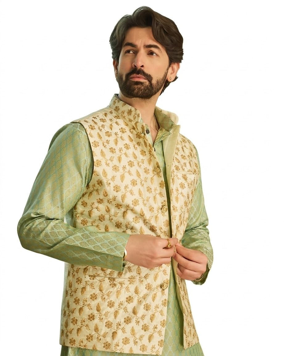 sojanya (Since 1958, Men's Silk Fancy Border Dhoti-picture-38