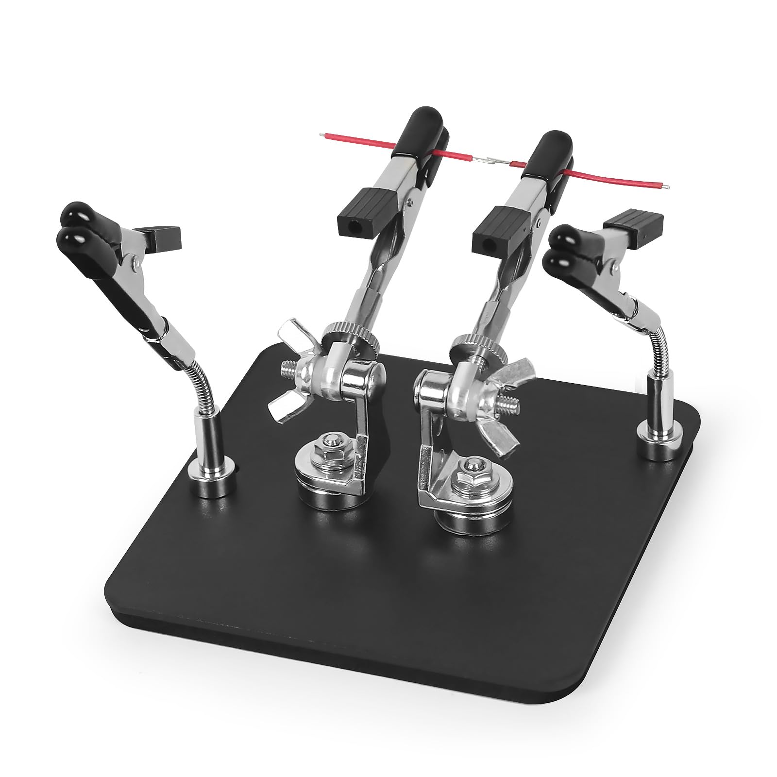  Kompakte 4-Arm Löthilfe Dritte-Hand Magnetbasis Elektronik Reparatur
| Kompakte 4-Arm Löthilfe Dritte-Hand 360° Verstel