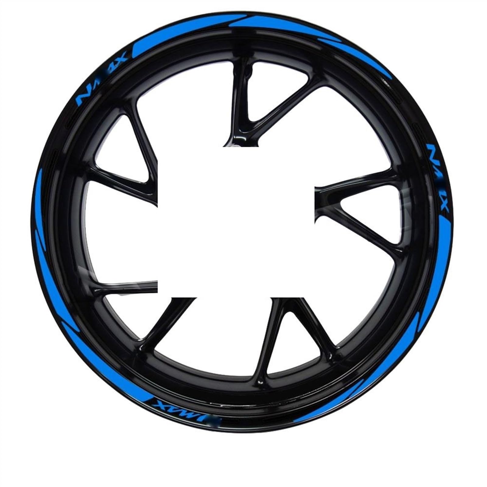 Applique for for Nmax 125 155 160 for Nmax155 for Nmax160 for Nmax125 Motorcycle Wheel Sticker Scooter Rim Stripe Decal Waterproof(A5)