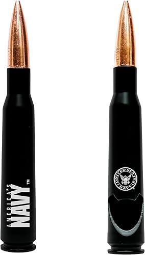 Miniatura 2 de 50. abrebotellas Cal Navy BMG  Abrebotellas de calibre 50 azul marino  Regalos de la Marina de los Estados Unidos