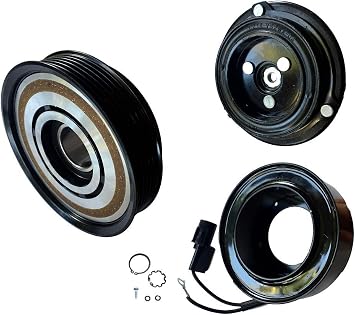 AC Compressor Clutch Kit PULLEY, BEARING, COIL, PLATE FITS 2005-2009 KIA SPORTAGE 6 CYL 2.7L