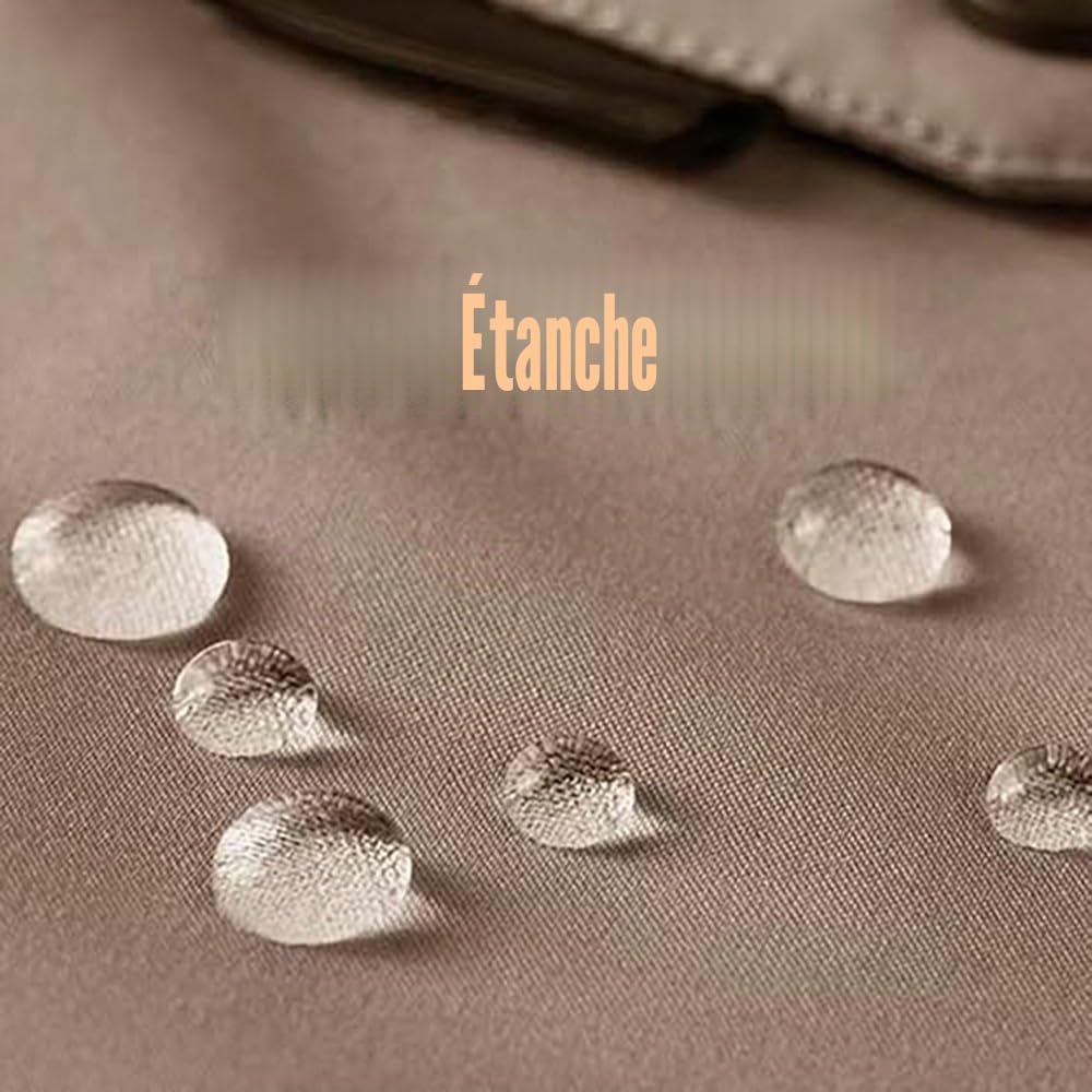 3x3/3x4/2.5x2.5m Housse De Rechange pour Parasol Déporté Toile De Rechange pour Parasol Carré 8 Baleines Anti-UV Dessus De Parapluie De Remplacement(Khaki,3x3.0m/9.8x9.8ft)