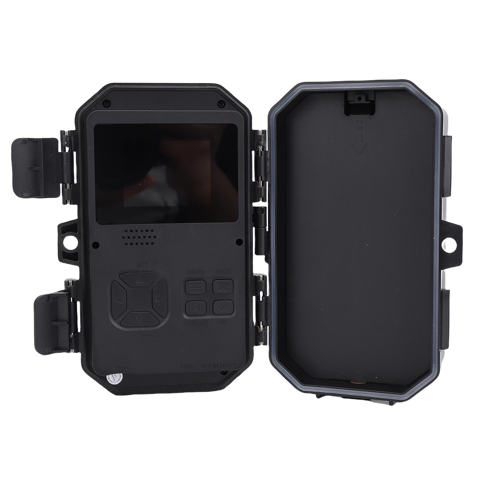 Denash Cámara de Vida Silvestre de los Ciervos HD de 24MP, Pantalla de Video Impermeable para el Monitoreo Al Aire Libre, Exploración con Consumo de Energía de Espera Extremadamente