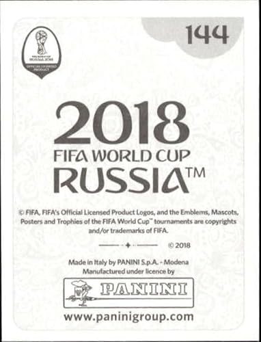 Miniatura 2 de 2018 Panini World Cup Stickers Russia #144 Koke Spain Official Album Stickers in Raw (NM or Better) Condition