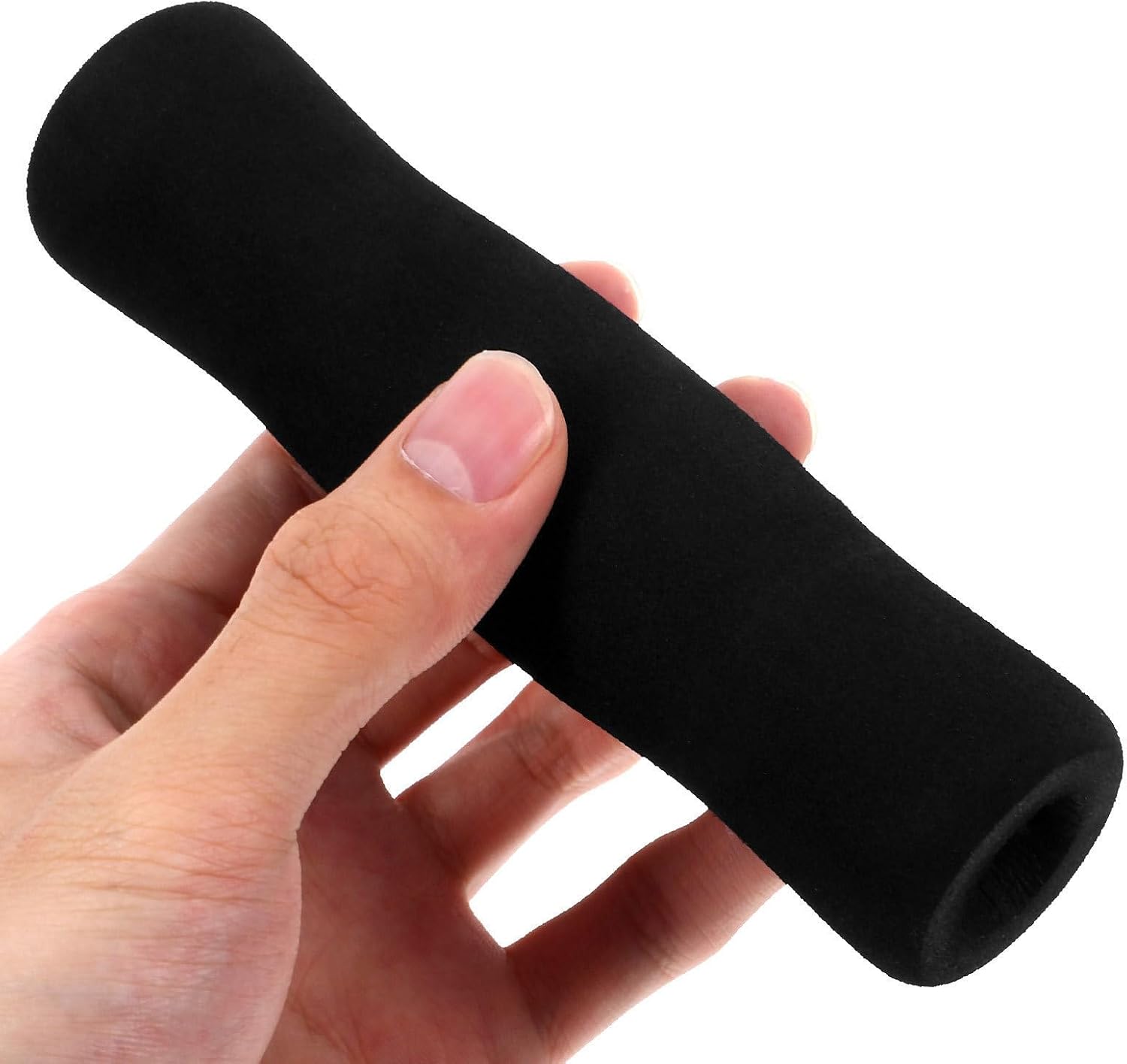 4pcs Foldable Umbrella Handle 15mm Black Sponge Plastic Grip image 4