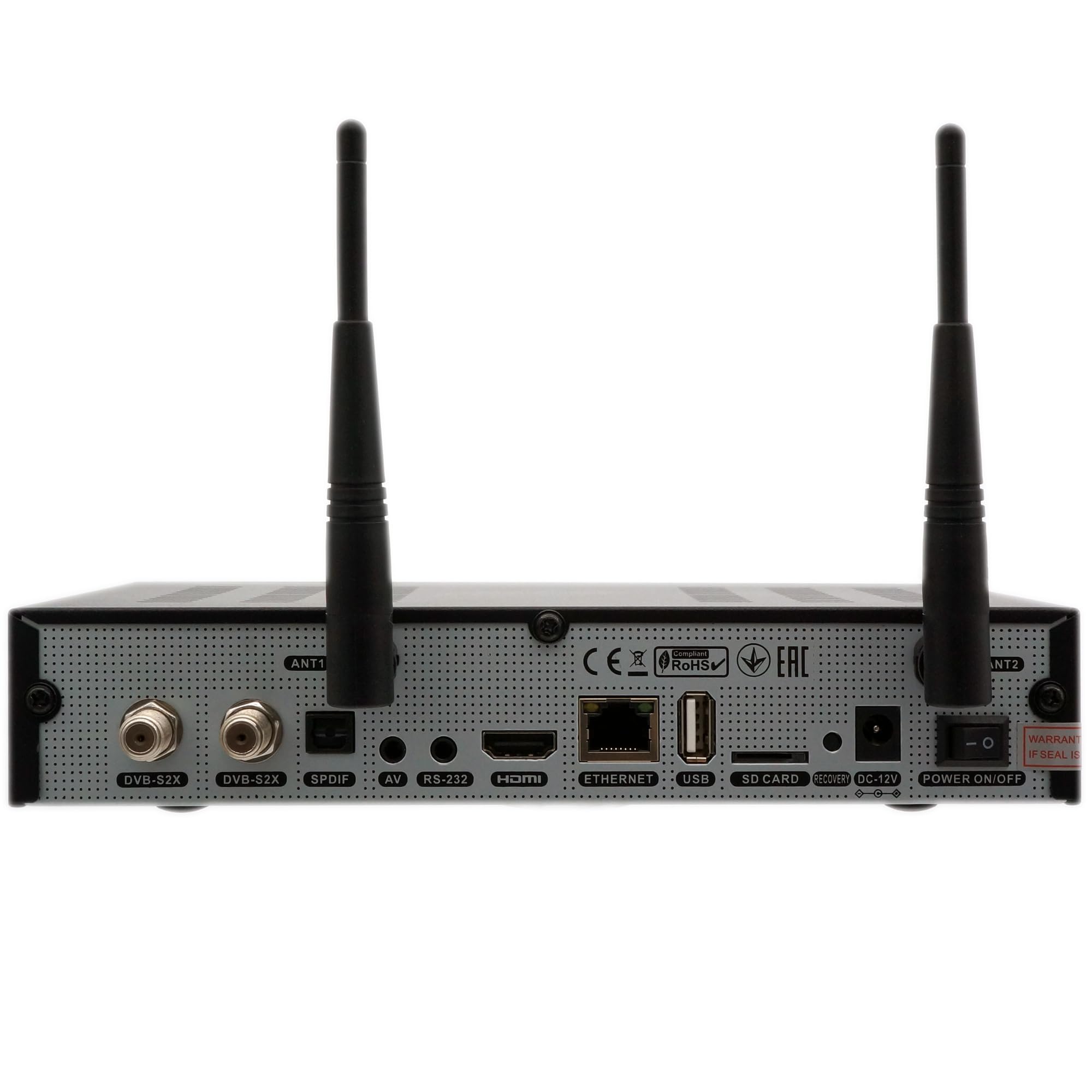 Octagon SF8008 4K Twin Supreme V3 UHD E2 2xDVB-S2X Linux PVR Twin Sat Receiver,2.4/5G Dual-Band WiFi, 1Gbit LAN, M.2 Schnittstelle, HDR 10, BT 5.1, IR-Fernbedienung, HTS e-com HDMI-Kabel