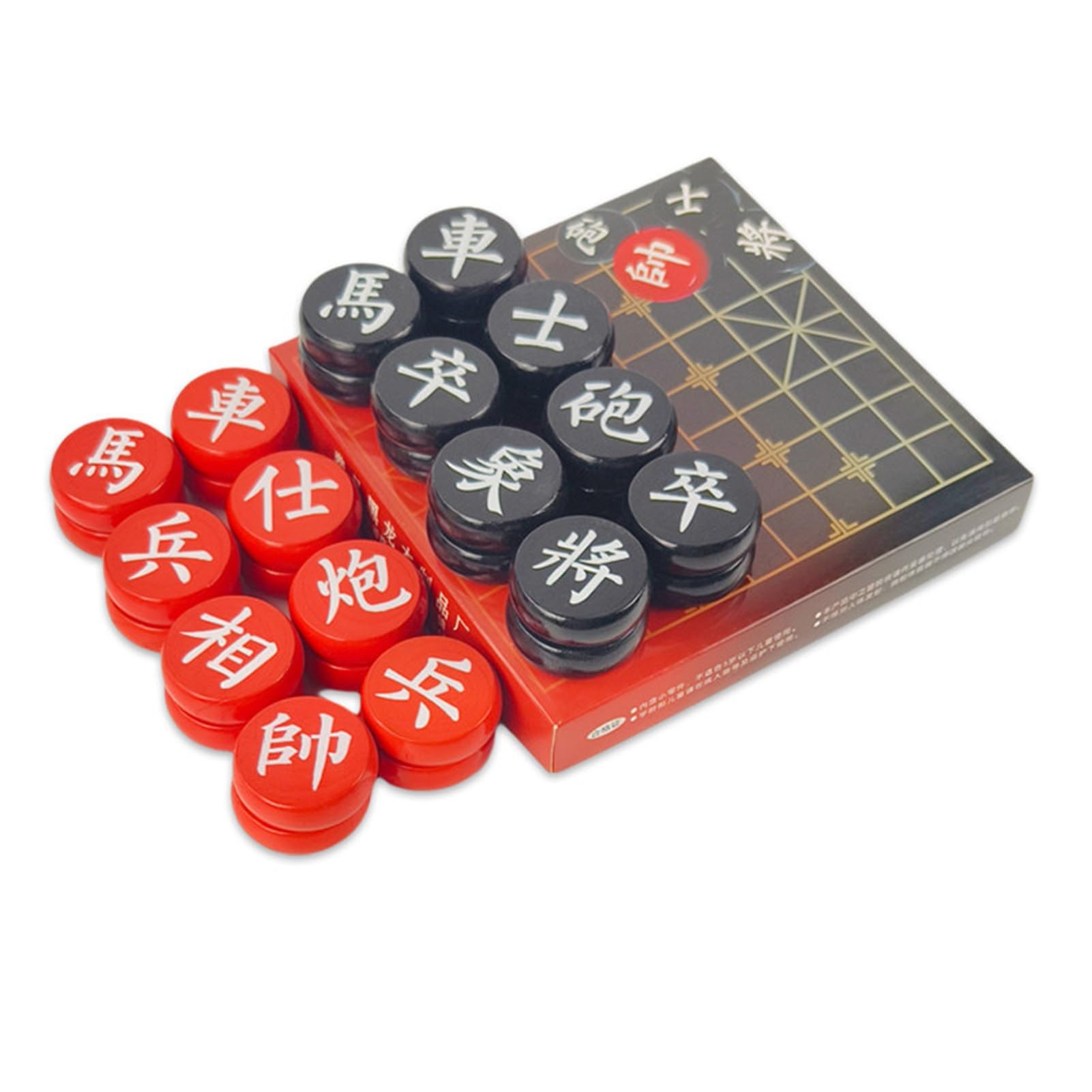 Juego de ajedrez Chino con Piezas de Fresno y Tablero de ajedrez portátil Xiangqi