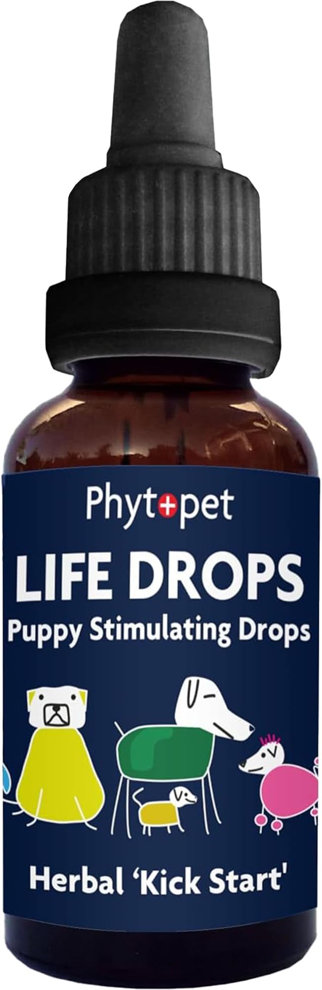 Phytopet Life Drops, All Natural Stimulant, Energy Boost, Immune Support, Metabolism Booster & Whelping Drops for Breeders of Puppies, Kittens & Small Mammals, 10ml - 100% Herbal Phytopet Pet Supplies