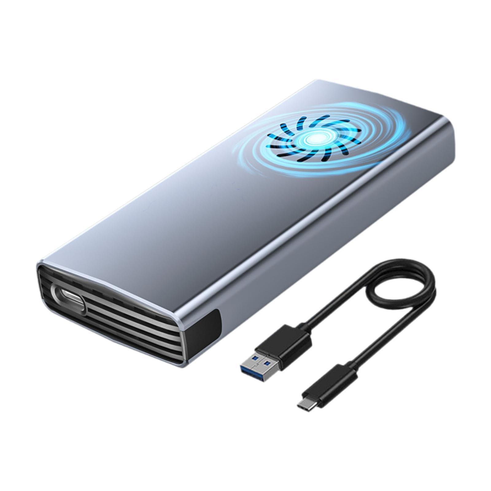 Hard Drive Enclosure Convenient Compact with Fan for Office Business Storage M15 SSD-image-33