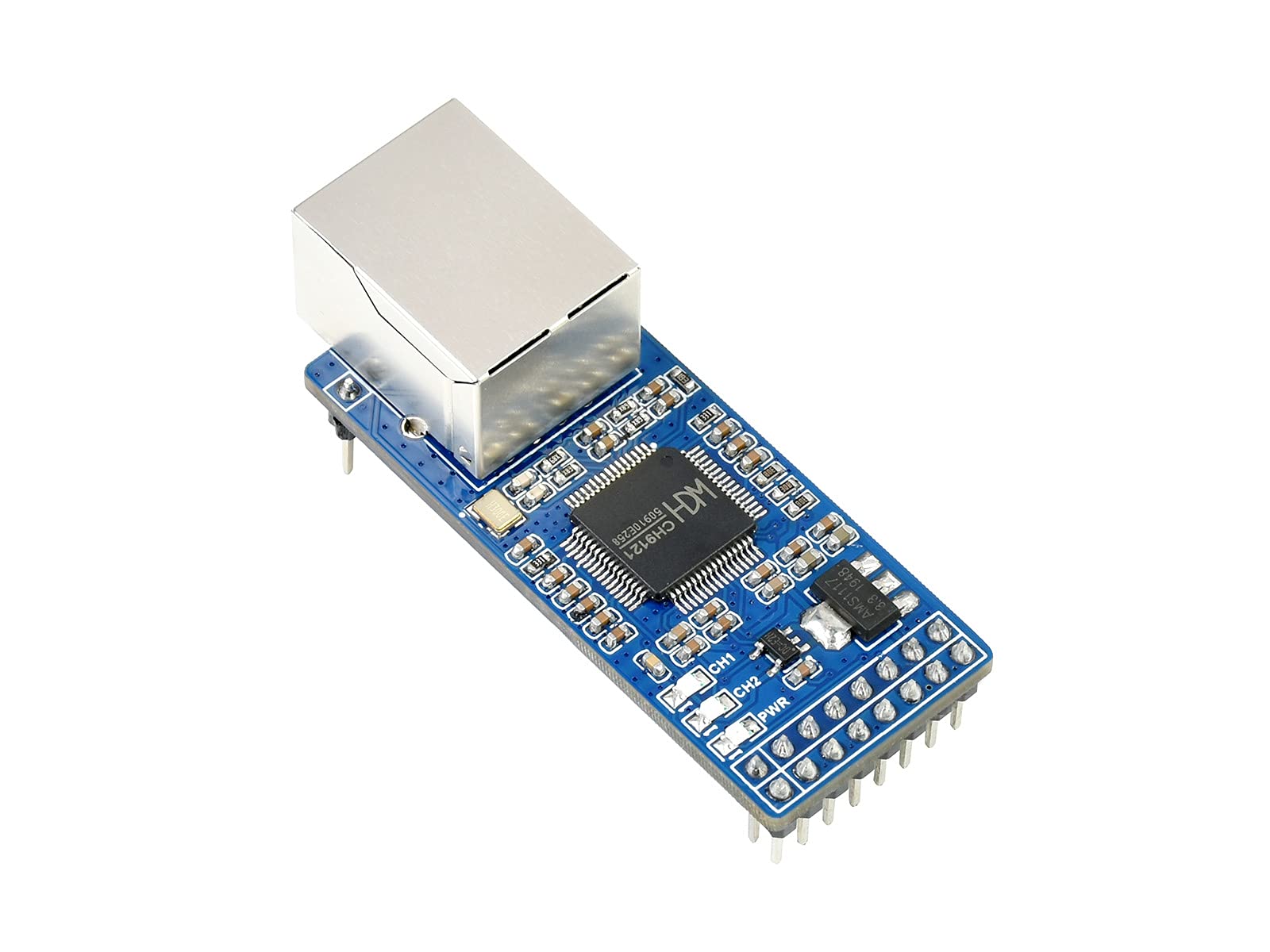 IBest 2-CH UART To Ethernet Converter,UART TTL and RJ45 Bi-Directional Transparent Transmission Ethernet Module,10/100M,Auto-MDI/MDIX,Full-Duplex/Half-Duplex Auto-Negotiation Ethernet Interface