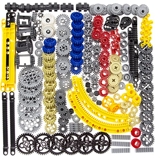 TEESE 233pcs Piezas Compatibles Con Lego, Technic Gears Ejes