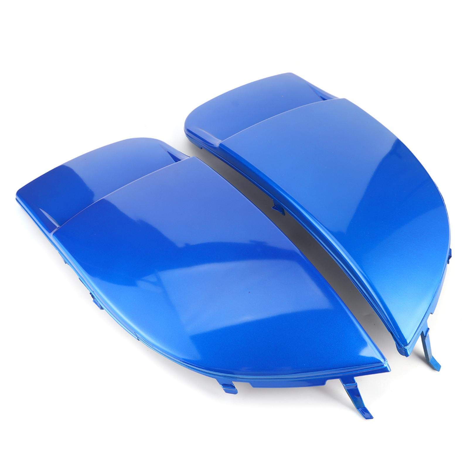 Cappuccio fendinebbia, 1 paio di coprilampada con cornice fendinebbia anteriore adatto per Subaru Impreza STI WRX 04-05(blu)