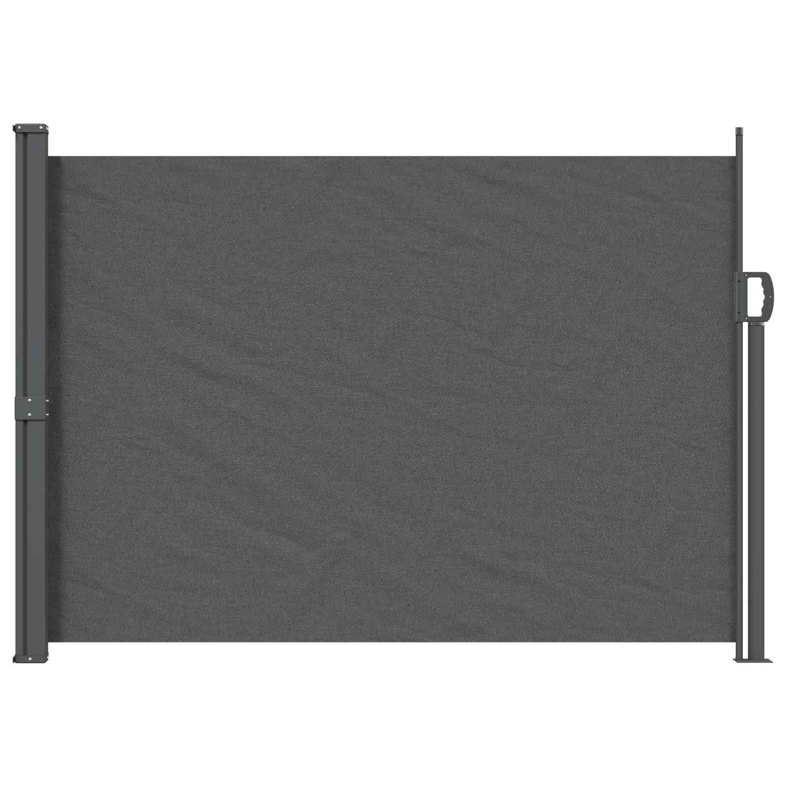 vidaXL Retractable Side Awning 140 x 300 cm 100% polyester iron steel