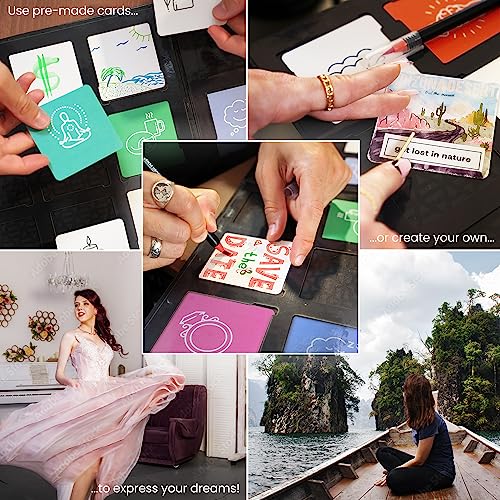 Image of ARTEZA Vision Board Kit, Experience Box | Creative Art & Craft Set for Goal Setting, Party Kit for Group Activities, Business Planning, Personal Development, Art Supplies, Craft Supplies
