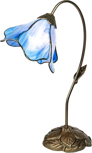 Miniatura 5 de Dale Tiffany TT12145 Lámpara de mesa Poelking, 19.00x12.00x12.00, Bronce