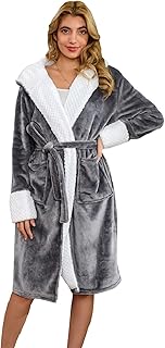 Amazon Fr Robe De Chambre Polaire Femme