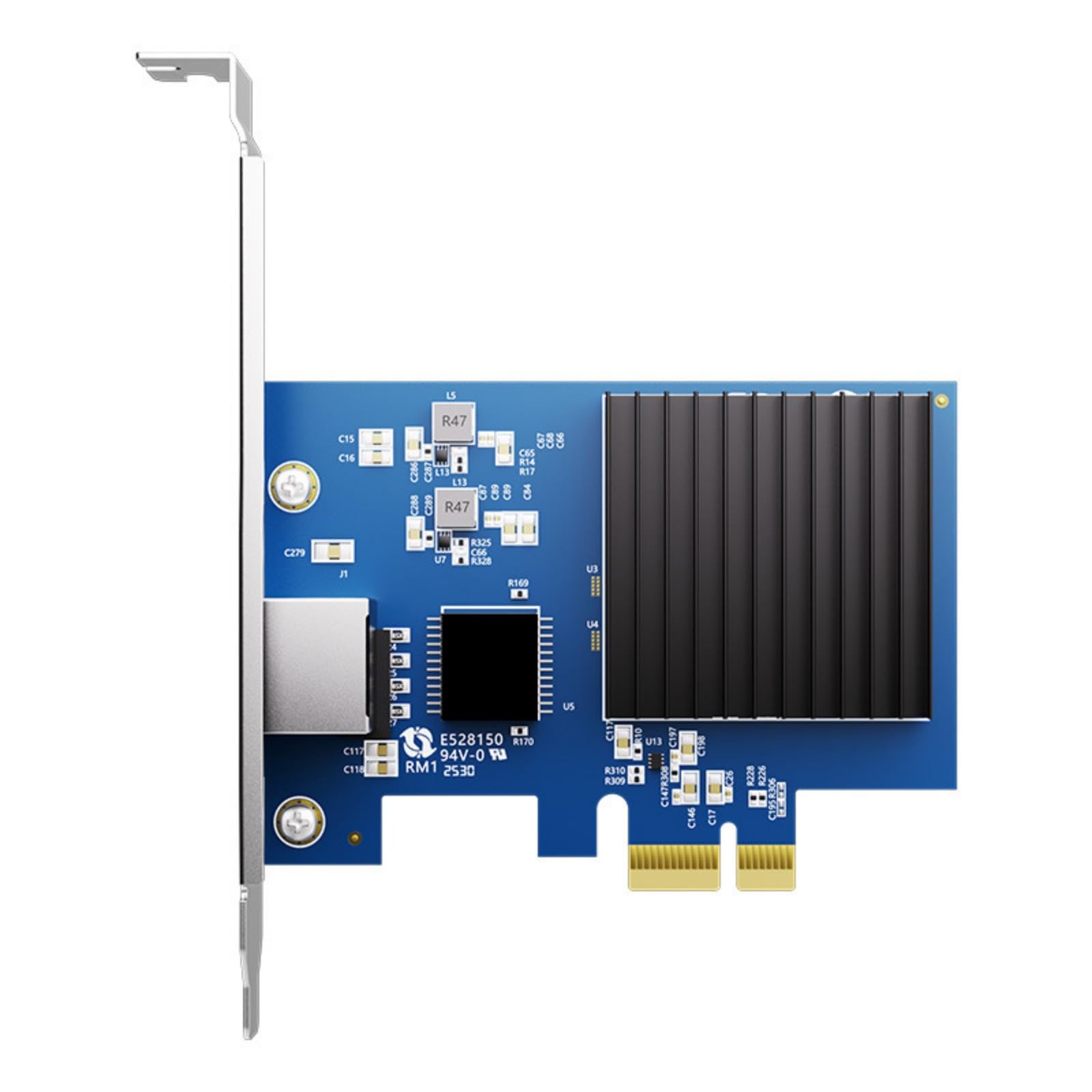 Silents 10G PCIe4.0 Adattatori di rete 16Gbps Trasferimento RTL8127 Chip Low Power Passivo Raffreddamento PXE e Wake on Not Disk Required PCIe NICs
