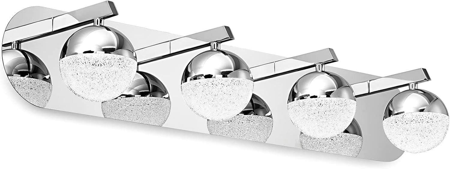 Letsun LED Chrome Bathroom Light Fixtures Bathroom Lights Over Mirror 4