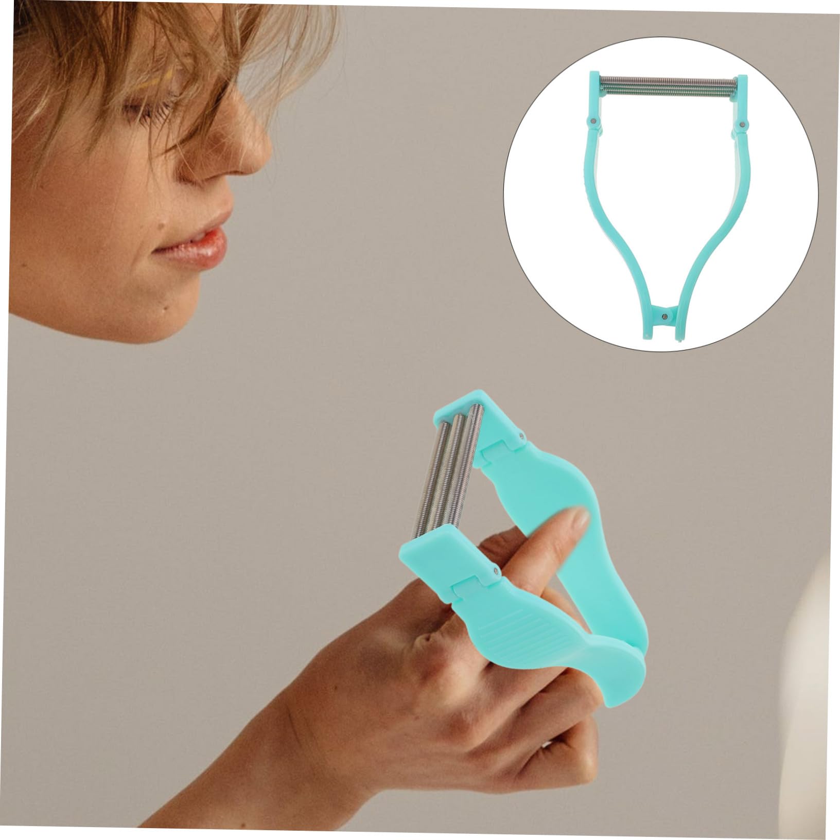 minkissy Facial Hair Remover for Women Eyebrow and Upper Lip Hair Remover Portable Facial Epilator Tool