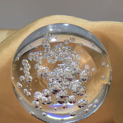 Miniatura 6 de 2 bolas de cristal de burbujas de 1.969 in, decoración de oficina en casa, elegante centro de mesa para habitación