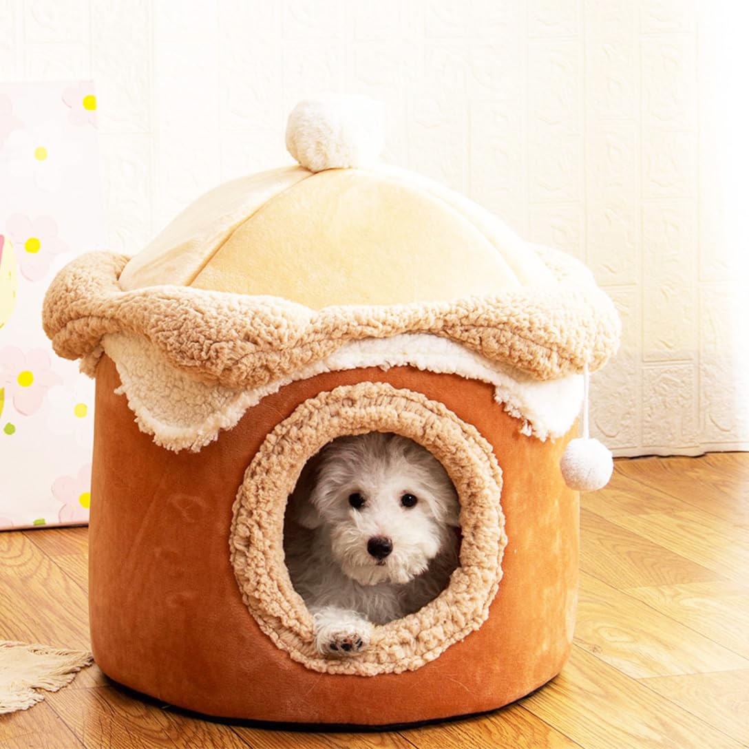 Amazon | ペットハウス ペットベッド 犬 猫 家 室内 かわいい 洗える