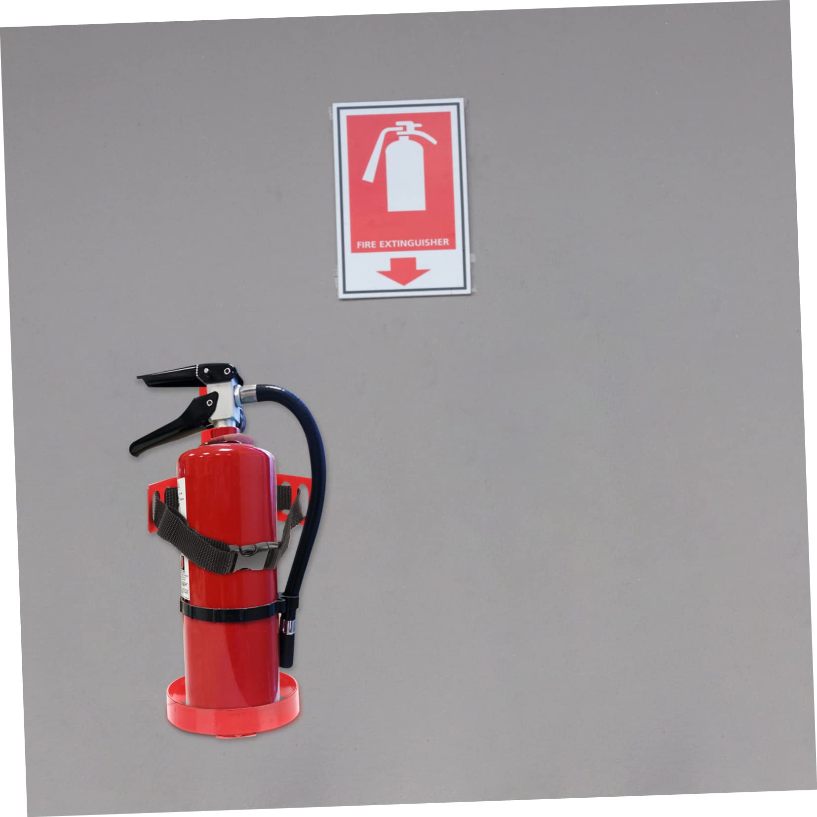 Zonon Heavy Duty Fire Extinguisher Mount Bracket Metal Fire FE-5 2 Red - View #14
