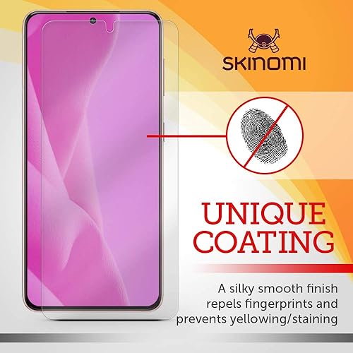 Miniatura 4 de Skinomi Protector de pantalla mate compatible con Samsung Galaxy S21 (6.2 pulgadas) (paquete de 3) (compatible con funda) funciona con escáner de
